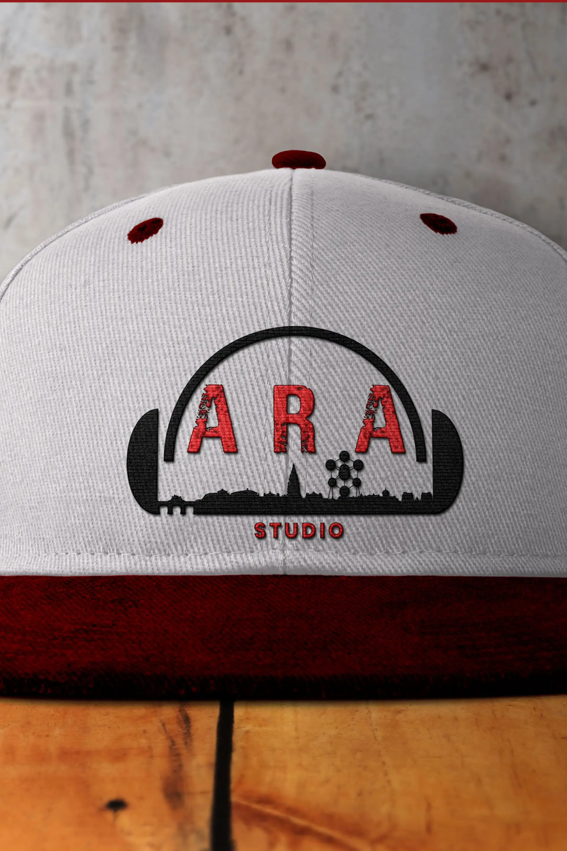 Variation de logo définitive pour ARA imprimée sur casquette