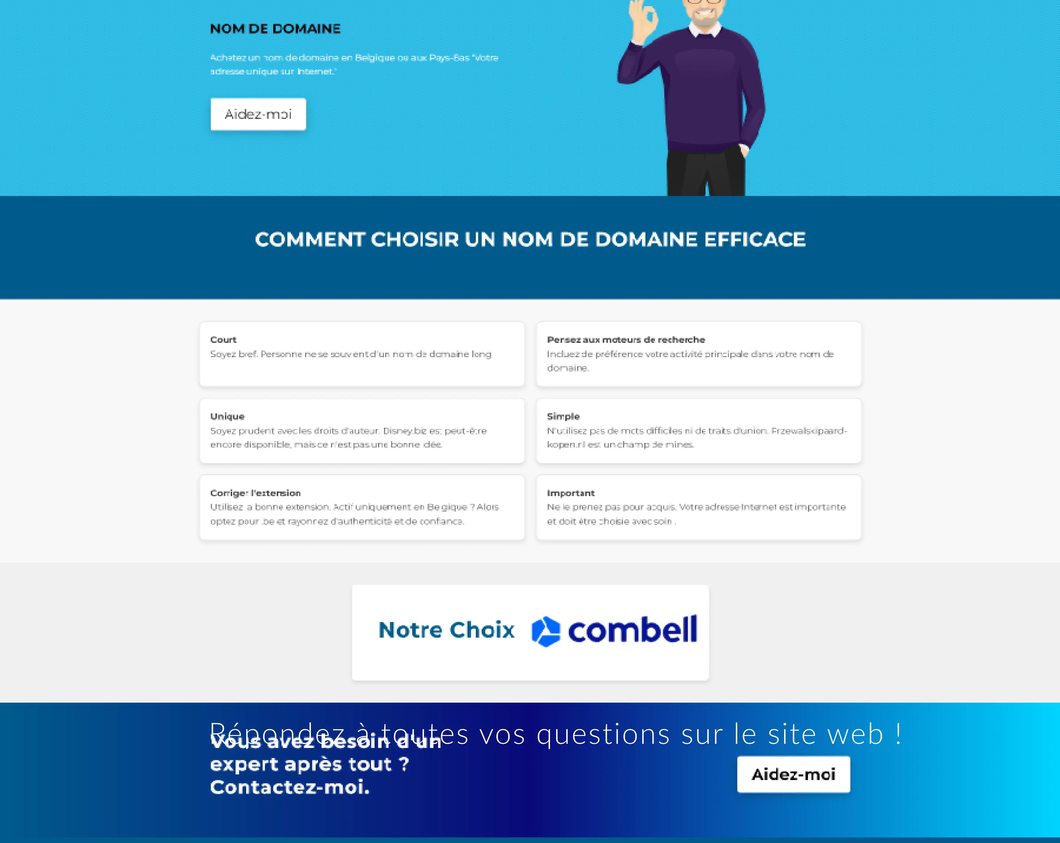 apercu d'une page du site onlinepartner